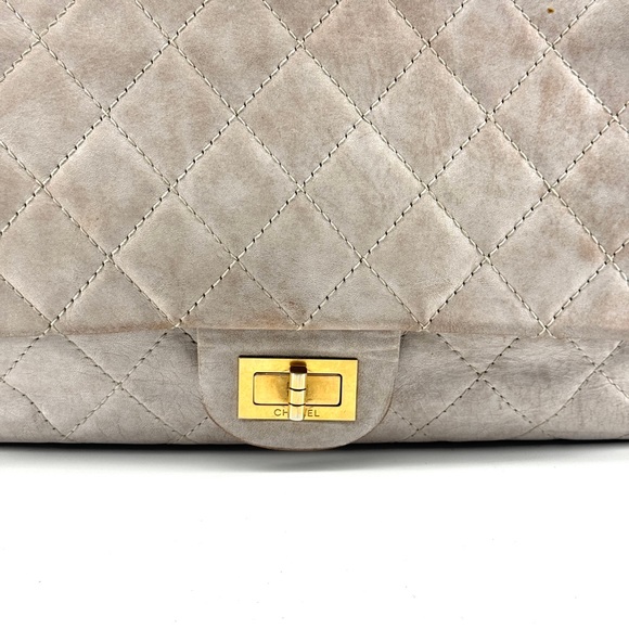 Sale!Chanel Icing Marble Aged Leather 2.55 Reissue 227 Classic Flap Bag - Picture 7 of 13